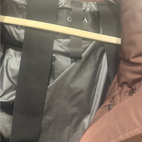 Goelia Quilted Hooded Goose Down Wrap Overcoat - Picture 3 of 9